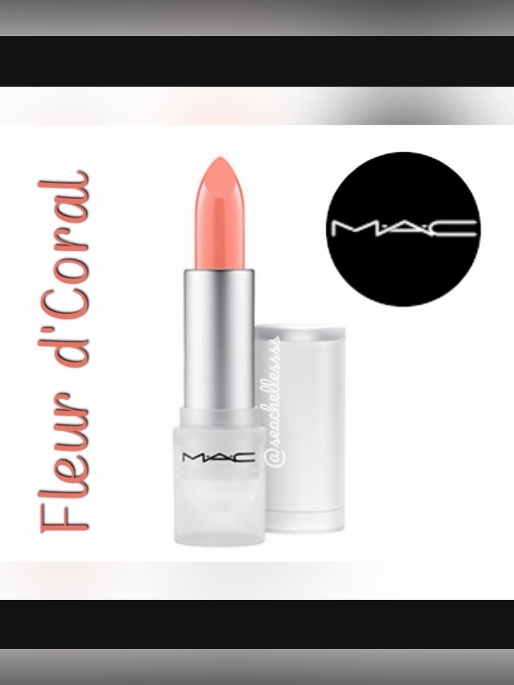 Fleur d'Coral Matte Lipstick Mac Cosmetics Brand New in Box Authentic